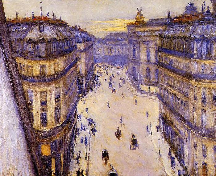 Gustave Caillebotte Rue Halevy, vue d'un sixieme etage Germany oil painting art